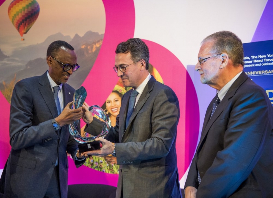 Perezida Paul Kagame yahawe igihembo cya  World Tourism Award 2017
