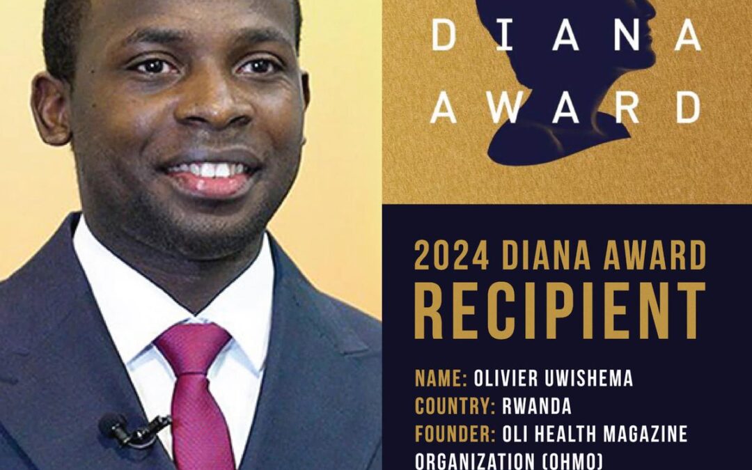 Indashyikirwa 2024, Uwishema Olivier yahawe igihembo cya Diana Award mu buvuzi n’ubwami bw’ubwongereza